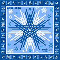 Sochi 2014 Silk Scarf